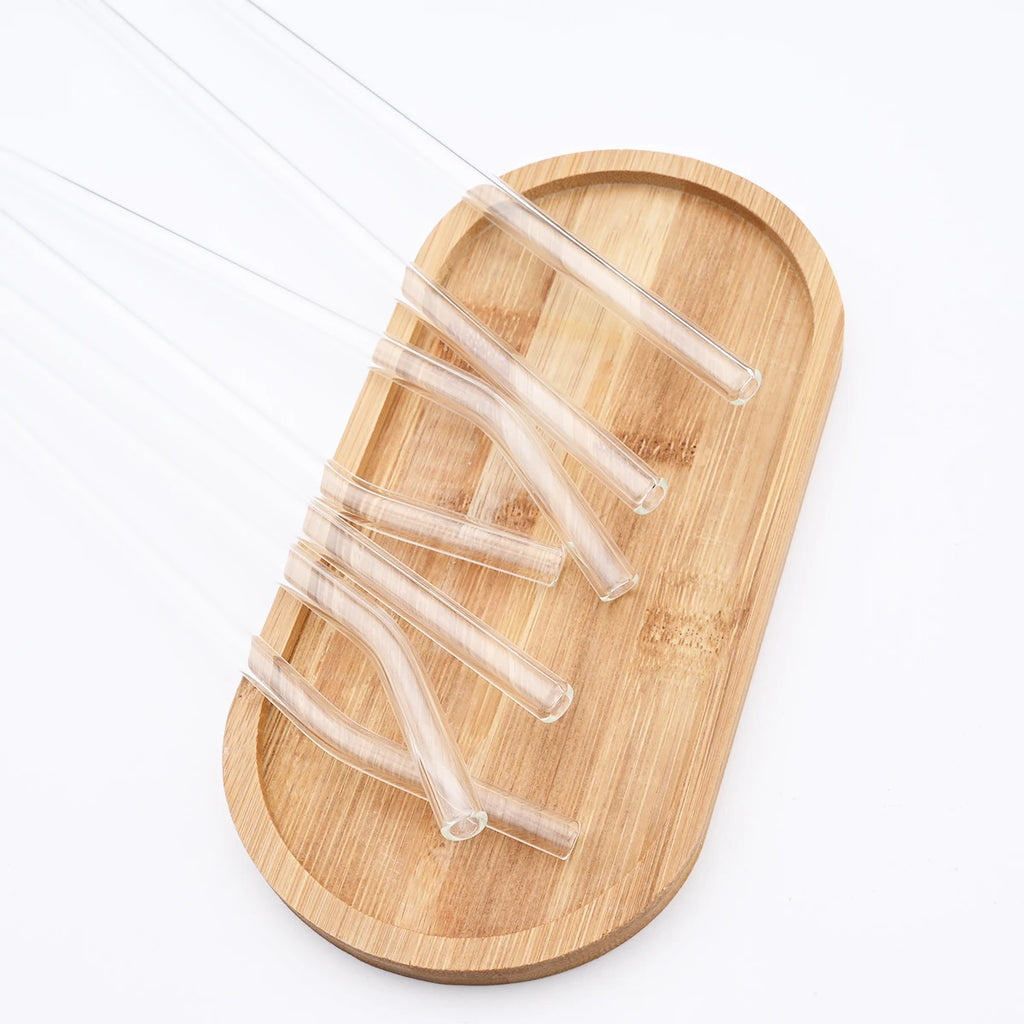 Reusable Eco Friendly Glass Straw Set