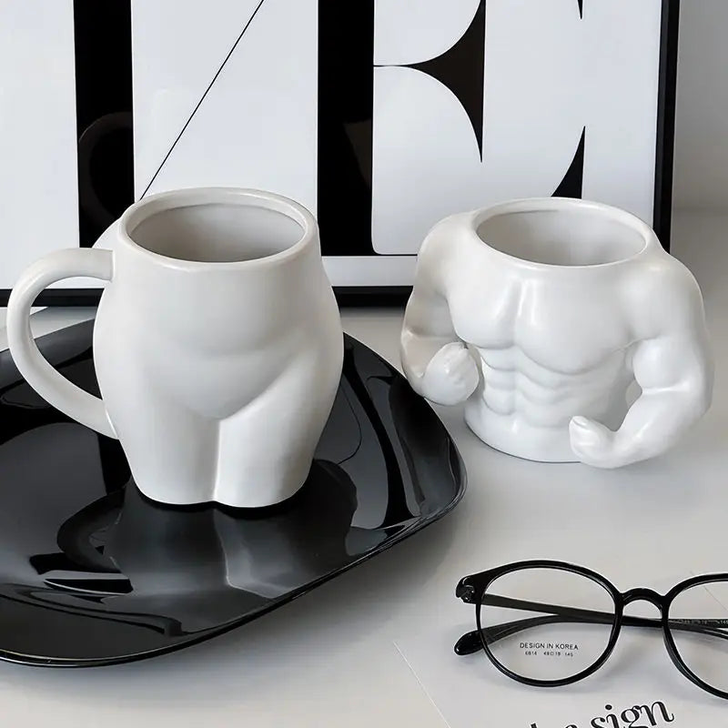 Creative Funny Butt Cup Couple Mugs, High End Sense, Best Friend's Birthday Gift Boyfriend Cup Drinkware