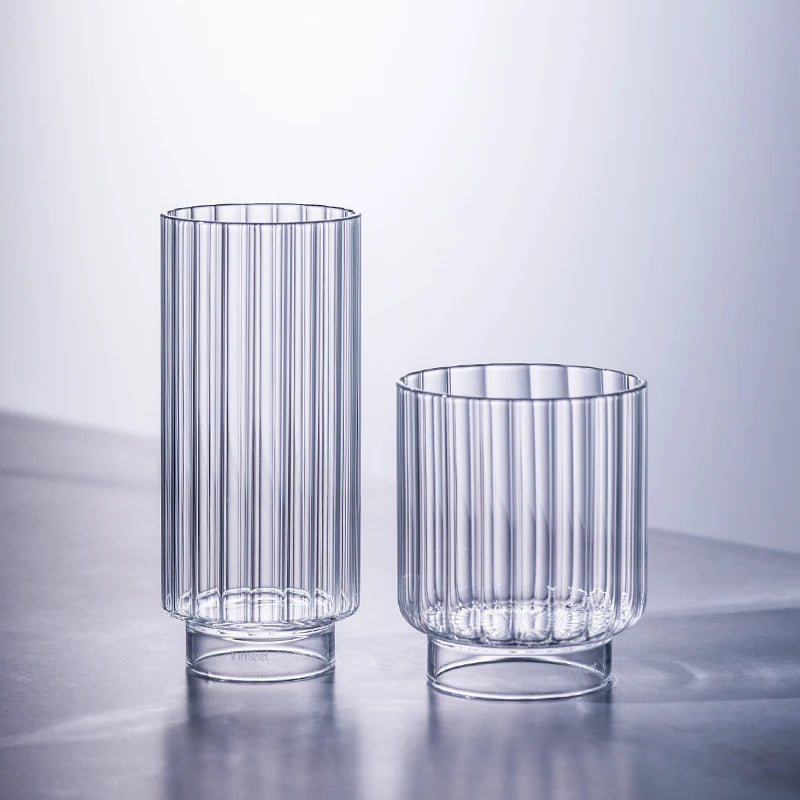 Inmeet Collins Glass/Cocktail Glass/Barware/Juice Cup/High Borosilicate Glass Cup/Long Drink Cocktail Glass