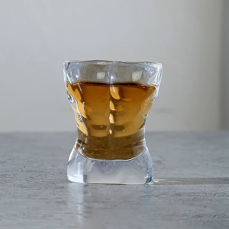 1PC New Unique Beer Cup Funny Men Women Body Shaped Transparent Wine Glass Bar Drinkware Cocktail Mug Coffee Juice Teacup