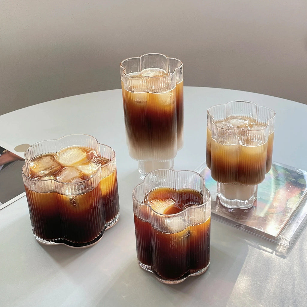 Clear Ice Cream Glas