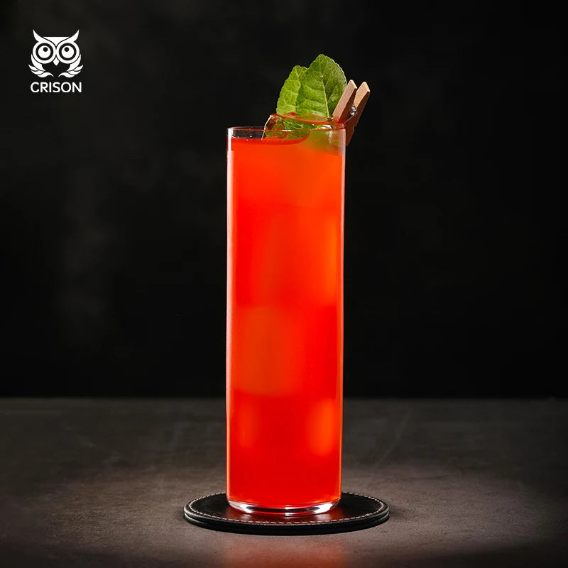 LD3901 CRISON Long drink cocktail glass Collins crystal glass/drinkware/bar tools/mixologist 360ml