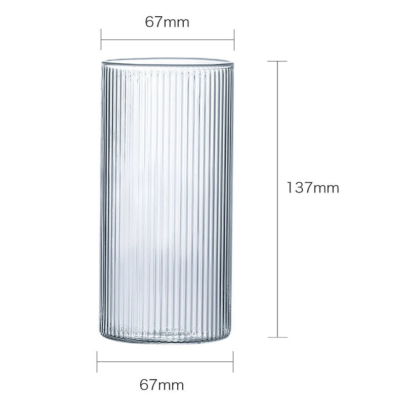 Inmeet Collins Glass/Cocktail Glass/Barware/Juice Cup/High Borosilicate Glass Cup/Long Drink Cocktail Glass