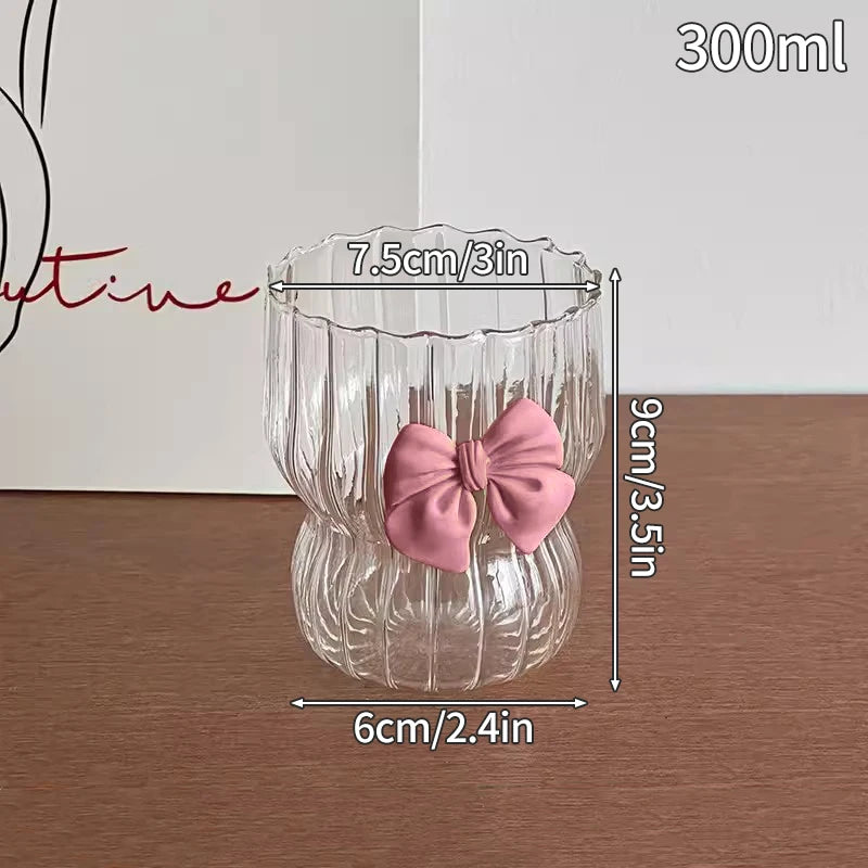 Glasses Cup Transparent Water Bottle Tumbler Whiskey Glass Drinkware Coffee Milk Juice Mug Cup Kitchen Accessory Stripe Cups 텀블러