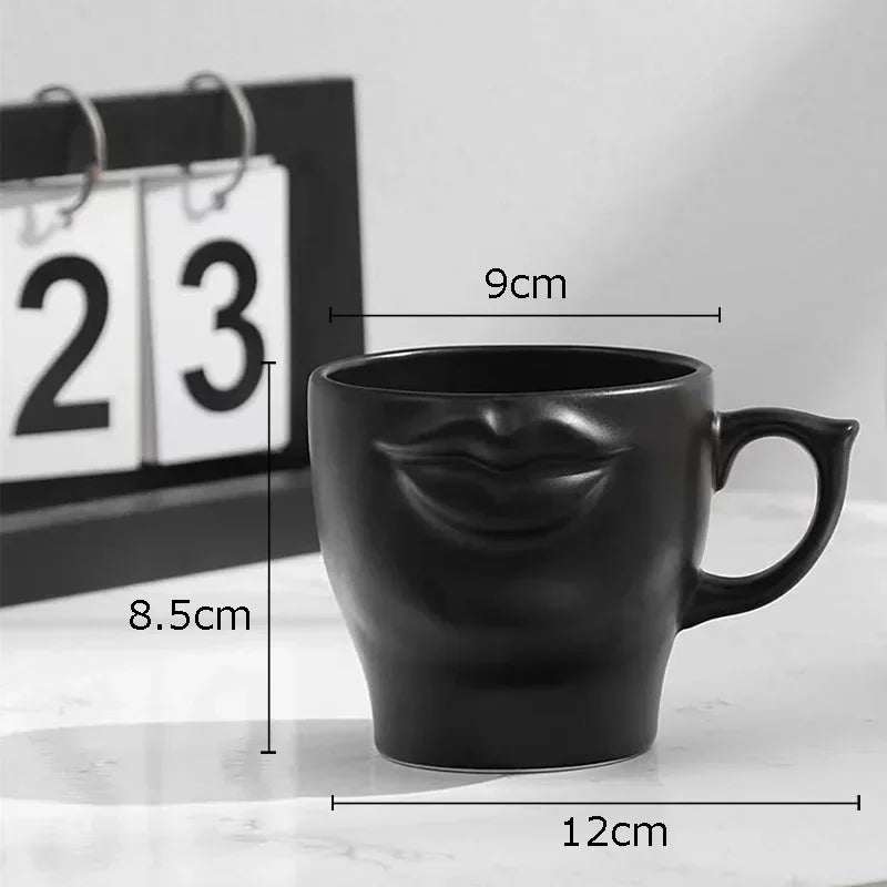 Creativity Butt Decorative Coffee Mugs Ceramic Cup Heat Resistant Portable Wine Glass Travel Porcelain Mug 250ml Juice Cup