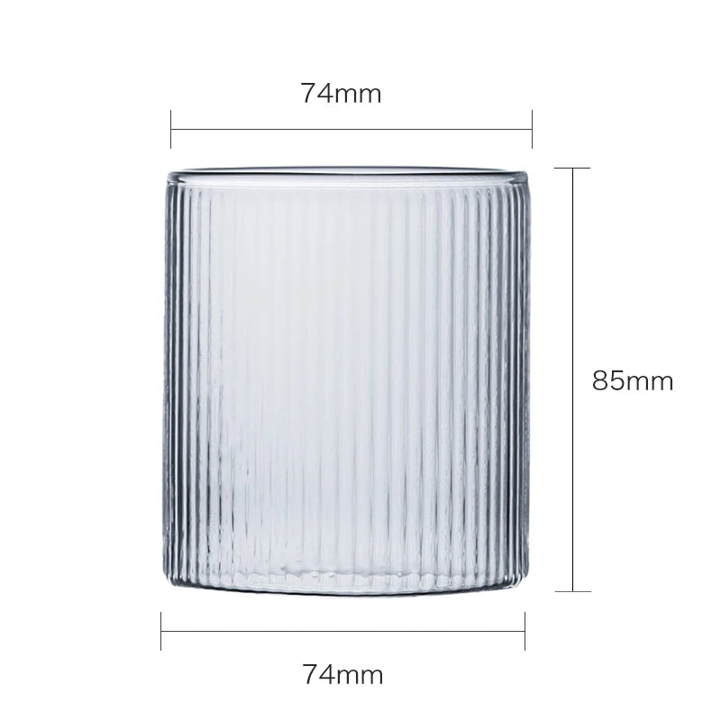 High Borosilicate Glass Cup/Whiskey Glass/ Old Fashioned Glass/Barware Transparent Beer Whisky Coffee Mug Juice Drink