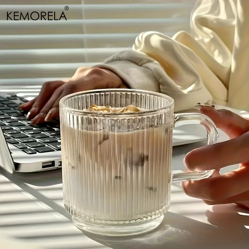 Vertical Grain Glass Cup 350 ml