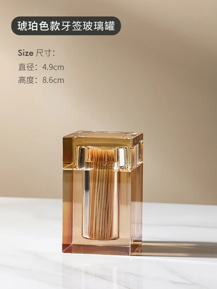 Zahnstocherhalter Transparent