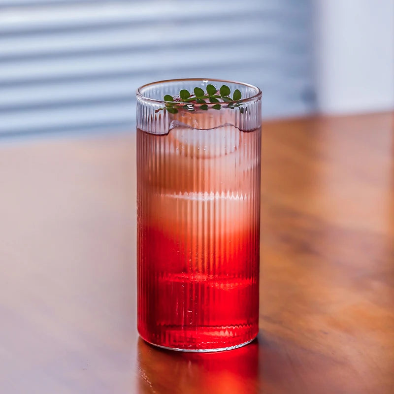 Inmeet Collins Glass/Cocktail Glass/Barware/Juice Cup/High Borosilicate Glass Cup/Long Drink Cocktail Glass