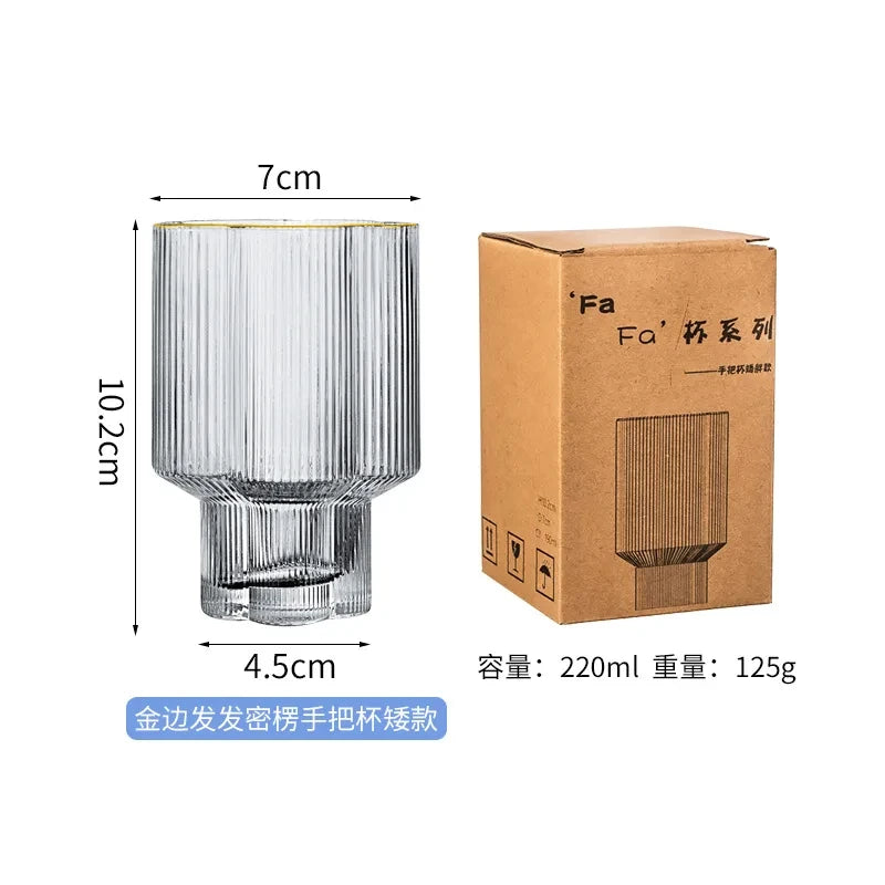 Clear Ice Cream Glas