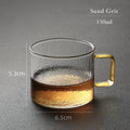 150ML Small Beautiful Heat-resistant Borosilicate Clear Espresso Glass Cup Coffee Mug Tumbler Chinese Kungfu Hot Tea Cup Teacup