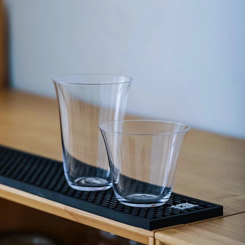 CRISON WK5105 Handmade Ultra-Thin Crystal Glass Japanese Style Whiskey Cocktail Glass Classical Design