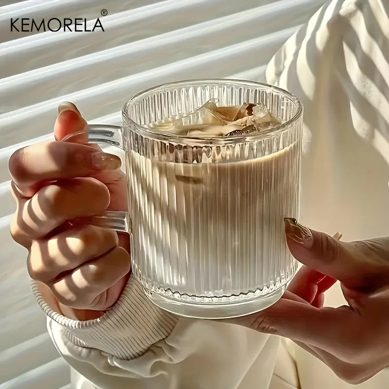 Vertical Grain Glass Cup 350 ml