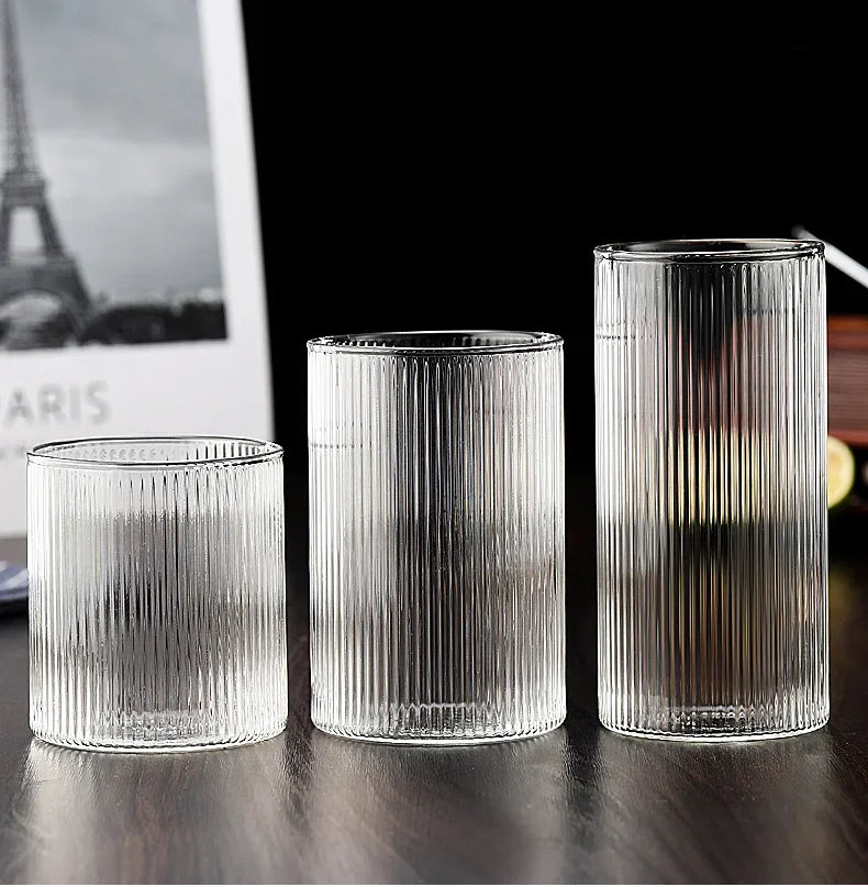 Nordic Ripple Glass Cups