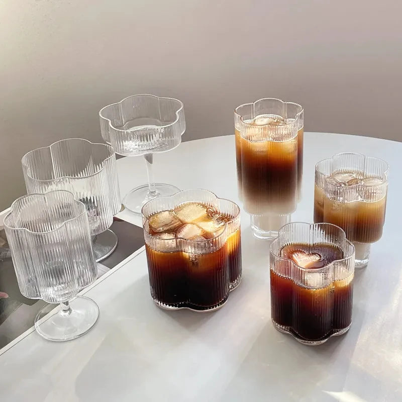 Clear Ice Cream Glas