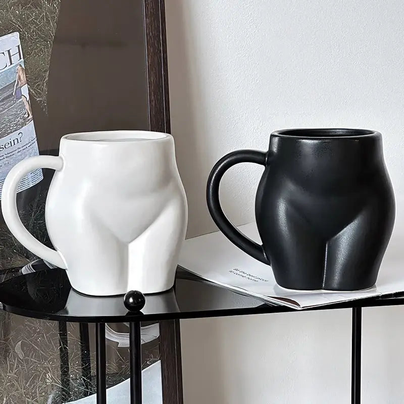 Creative Funny Butt Cup Couple Mugs, High End Sense, Best Friend's Birthday Gift Boyfriend Cup Drinkware