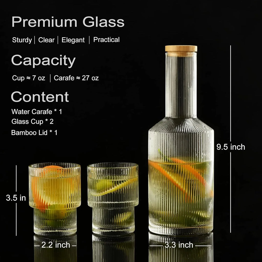 Bedside Carafe and Glass Set