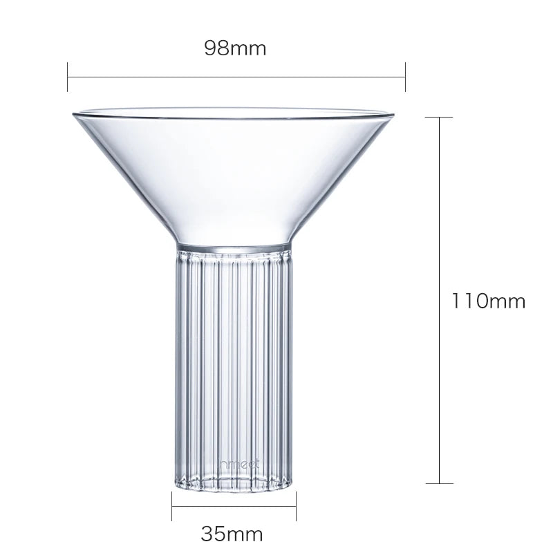 Inmeet Martini Cocktail Glass/Ice Cream Cup/Yogurt Cup/Barware/Glassware/Wedding Party Wine Glasses 120ml