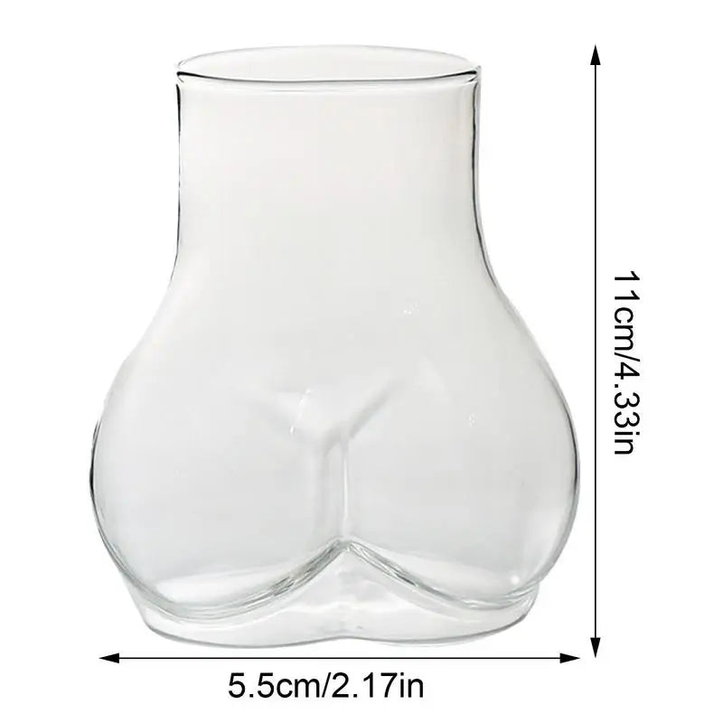 Cute Butt Glass Cups