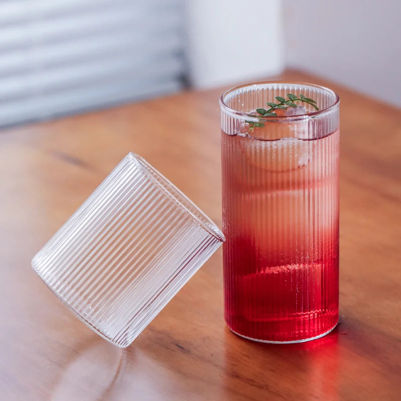 Inmeet Collins Glass/Cocktail Glass/Barware/Juice Cup/High Borosilicate Glass Cup/Long Drink Cocktail Glass