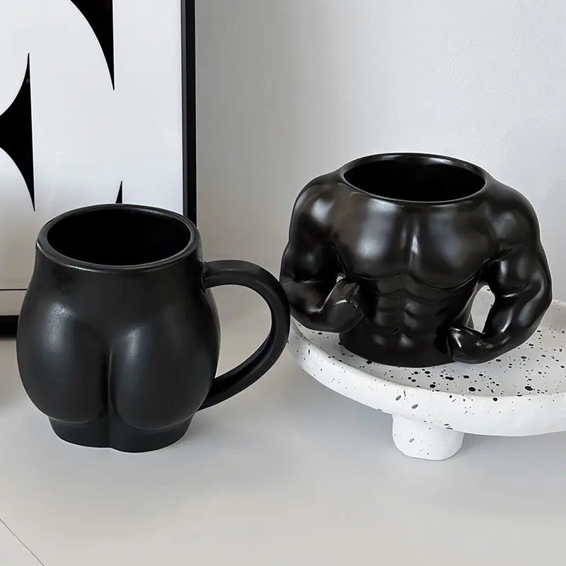 Creative Funny Butt Cup Couple Mugs, High End Sense, Best Friend's Birthday Gift Boyfriend Cup Drinkware