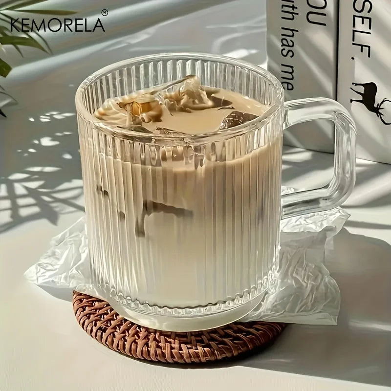 Vertical Grain Glass Cup 350 ml